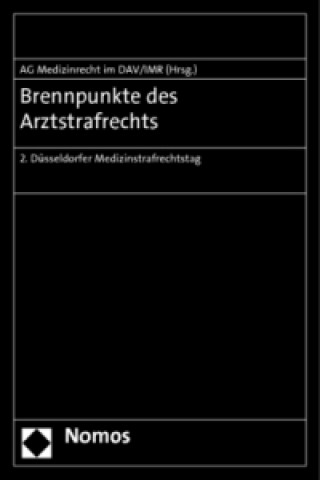 Book Brennpunkte des Arztstrafrechts Helmut Frister