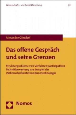 Kniha Das offene Gespräch und seine Grenzen Alexander Görsdorf