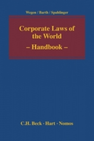 Kniha Corporate Laws of the World Gerhard Wegen