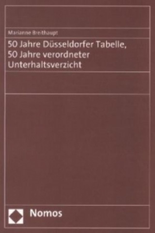 Carte 50 Jahre Düsseldorfer Tabelle, 50 Jahre verordneter Unterhaltsverzicht Marianne Breithaupt