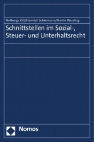 Kniha Schnittstellen im Sozial-, Steuer- und Unterhaltsrecht Notburga Ott