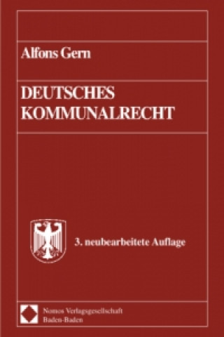 Kniha Deutsches Kommunalrecht Alfons Gern