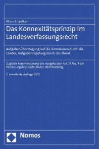 Buch Das Konnexitätsprinzip im Landesverfassungsrecht Klaas Engelken