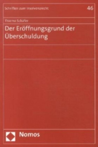Kniha Der Eröffnungsgrund der Überschuldung Thiemo Schäfer