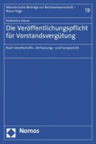 Carte Die Veröffentlichungspflicht für Vorstandsvergütung Katharina Hesse