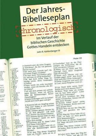 Kniha Jahres Bibelleseplan chronologisch John R. Kohlenberger