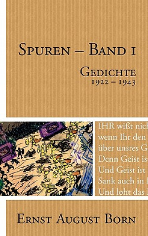 Kniha Spuren Band 1 Ernst A. Born