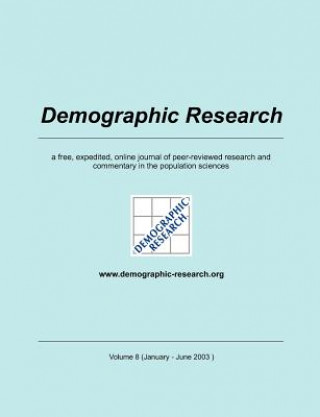 Książka Demographic Research, Volume 8 ax-Planck-Institute für demograf. Forschung