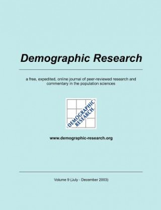 Könyv Demographic Research, Volume 9 ax-Planck-Institute für demograf. Forschung