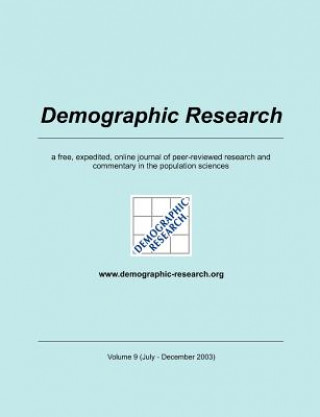 Książka Demographic Research, Volume 9 ax-Planck-Institute für demograf. Forschung