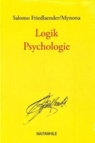 Buch Logik /Psychologie Salomo Friedlaender