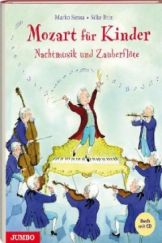 Carte Mozart für Kinder. Nachtmusik und Zauberflöte, m. Audio-CD Marko Simsa