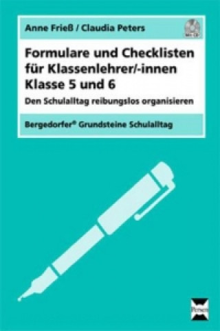 Kniha Formulare und Checklisten für Klassenlehrer, m. 1 CD-ROM Anne Frieß