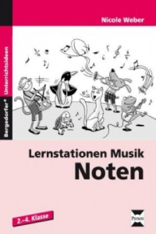 Könyv Lernstationen Musik, Noten Nicole Weber