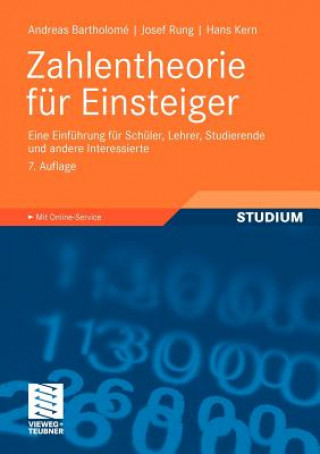 Kniha Zahlentheorie Fur Einsteiger Andreas Bartholomé