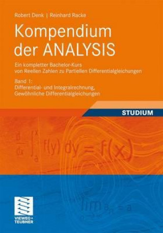 Könyv Kompendium Der Analysis - Ein Kompletter Bachelor-Kurs Von Reellen Zahlen Zu Partiellen Differentialgleichungen Robert Denk