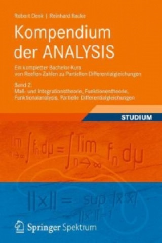 Könyv Kompendium der ANALYSIS - Ein kompletter Bachelor-Kurs von Reellen Zahlen zu Partiellen Differentialgleichungen. Bd.2 Robert Denk