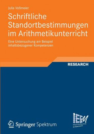 Kniha Schriftliche Standortbestimmungen Im Arithmetikunterricht Julia Voßmeier