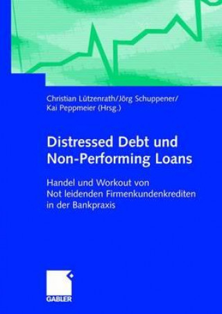 Kniha Distressed Debt und Non-Performing Loans Christian Lützenrath