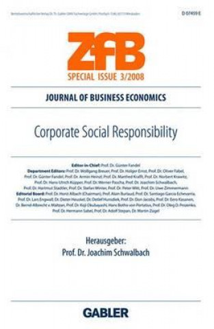 Book Corporate Social Responsibility Joachim Schwalbach