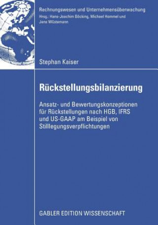 Книга Ruckstellungsbilanzierung Stephan Kaiser