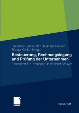 Carte Besteuerung, Rechnungslegung Und Prufung Der Unternehmen Hubertus Baumhoff