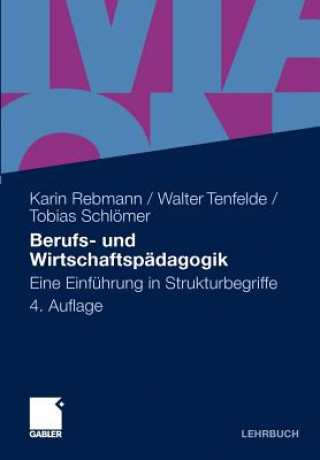 Livre Berufs- Und Wirtschaftspadagogik Karin Rebmann