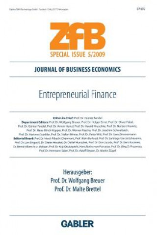 Kniha Entrepreneurial Finance Wolfgang Breuer