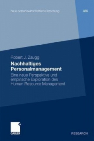 Книга Nachhaltiges Personalmanagement Robert J. Zaugg