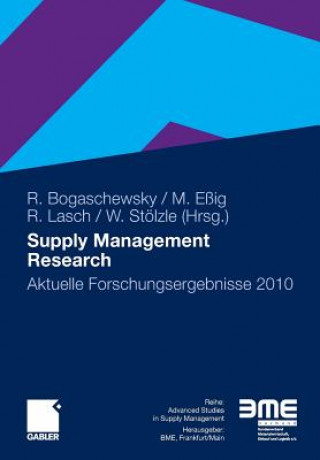 Knjiga Supply Management Research Ronald Bogaschewsky