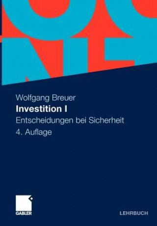 Buch Investition I Wolfgang Breuer