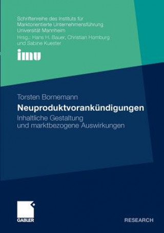 Kniha Neuproduktvorankundigungen Torsten Bornemann