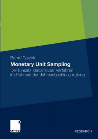 Kniha Monetary Unit Sampling Bernd Giezek