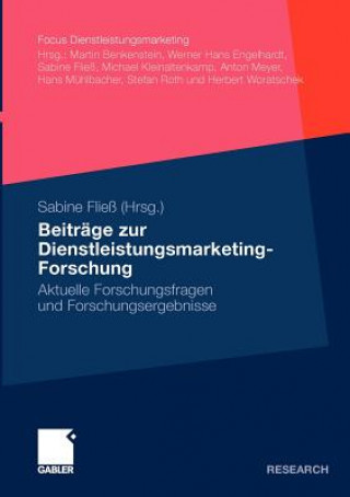 Knjiga Beitrage Zur Dienstleistungsmarketing-Forschung Sabine Fließ