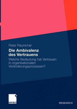 Book Die Ambivalenz Des Vertrauens Peter Raunicher