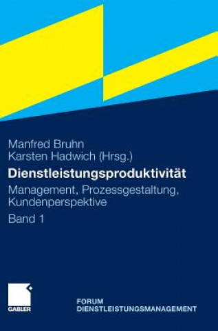 Kniha Dienstleistungsproduktivitat Manfred Bruhn