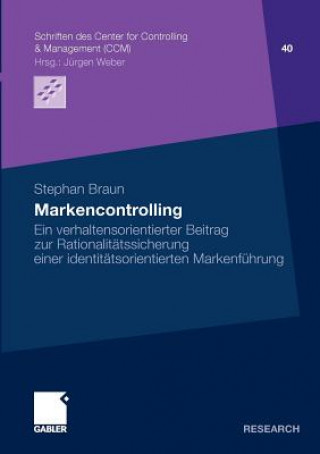 Książka Markencontrolling Stephan Braun