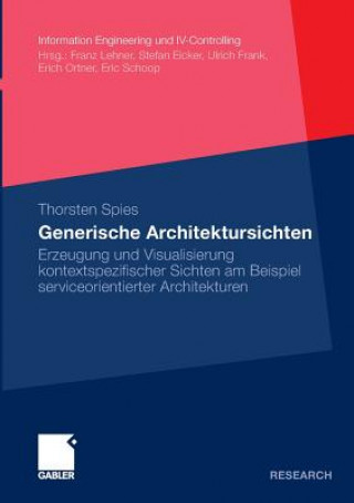 Kniha Generische Architektursichten Thorsten Spies