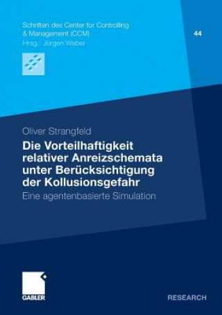 Könyv Die Vorteilhaftigkeit Relativer Anreizschemata Unter Berucksichtigung Der Kollusionsgefahr Oliver Strangfeld
