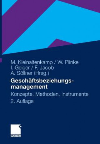 Kniha Geschaftsbeziehungsmanagement Michael Kleinaltenkamp