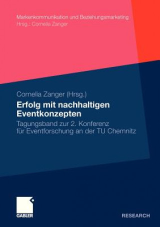 Kniha Erfolg Mit Nachhaltigen Eventkonzepten Cornelia Zanger