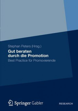 Kniha Gut Beraten Durch Die Promotion Stephan Peters