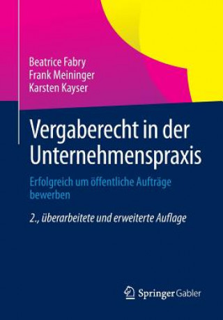 Книга Vergaberecht in Der Unternehmenspraxis Beatrice Fabry