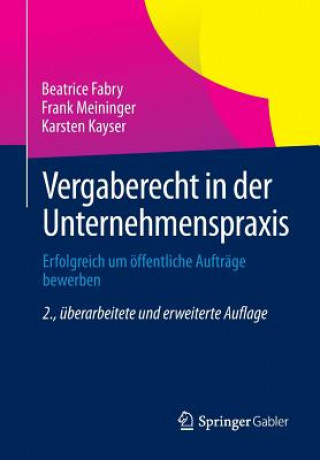 Kniha Vergaberecht in Der Unternehmenspraxis Beatrice Fabry