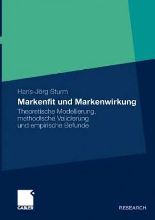 Książka Markenfit Und Markenwirkung Hans-Jörg Sturm