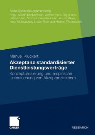 Kniha Akzeptanz Standardisierter Dienstleistungsvertr ge Manuel Kluckert