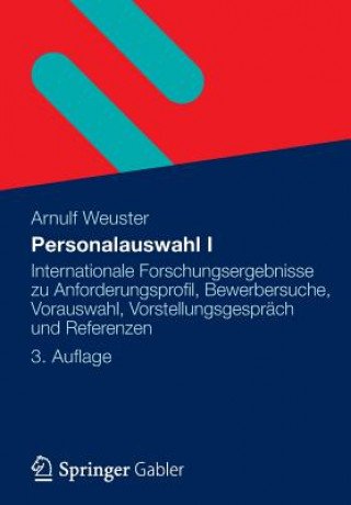 Kniha Personalauswahl I Arnulf Weuster