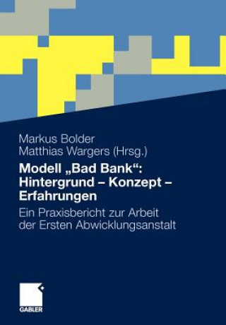 Książka Modell "bad Bank" Hintergrund - Konzept - Erfahrungen Markus Bolder