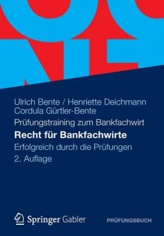 Книга Recht fur Bankfachwirte Ulrich Bente