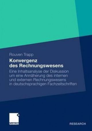 Kniha Konvergenz Des Rechnungswesens Rouven Trapp